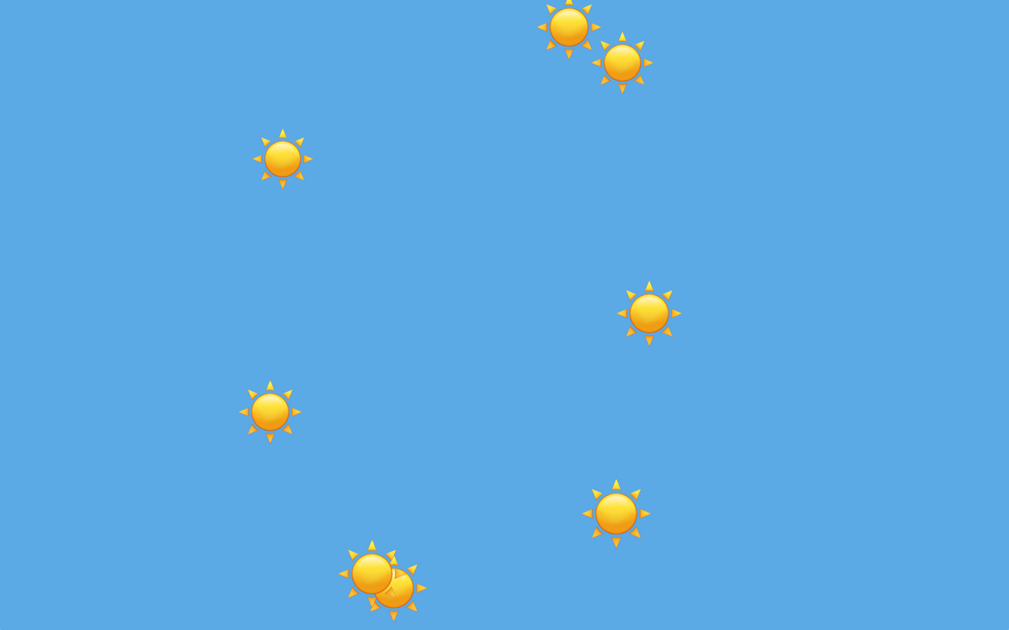 Claude Closky, ‘Here Comes the Sun,’ 2026, website, stereo (http://worldnews.online.fr/herecomesthesun/). 
